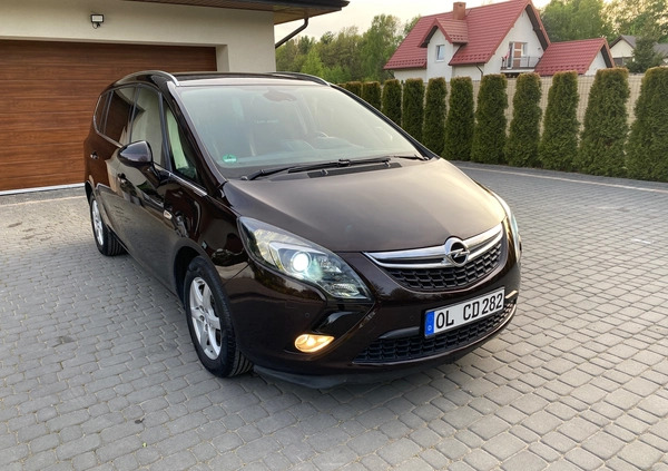 Opel Zafira cena 37900 przebieg: 203000, rok produkcji 2012 z Kielce małe 781